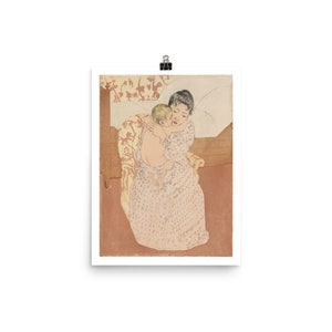Mary Cassatt Maternal Caress • Fine Art Print •  Mother and Child • Mary Cassatt Art • Wall Art
