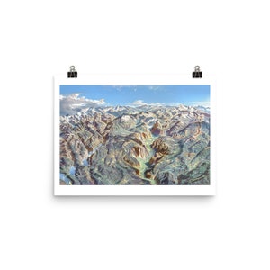 Yosemite Nationalpark Illustration | Yosemit | California Park | El Capitan | Land der Riesen Illustration | Kunstdruck