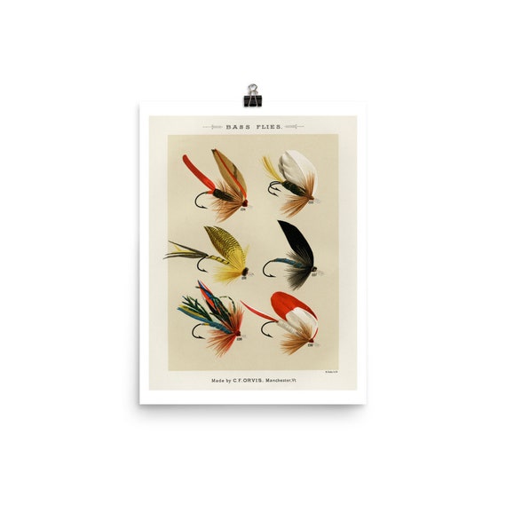 Fliegenfischen | Fliegenfischen Kder | Kunstdruck | Fine Art Poster |  Fliegender Kder | Fisch | Teller W - Etsy.de