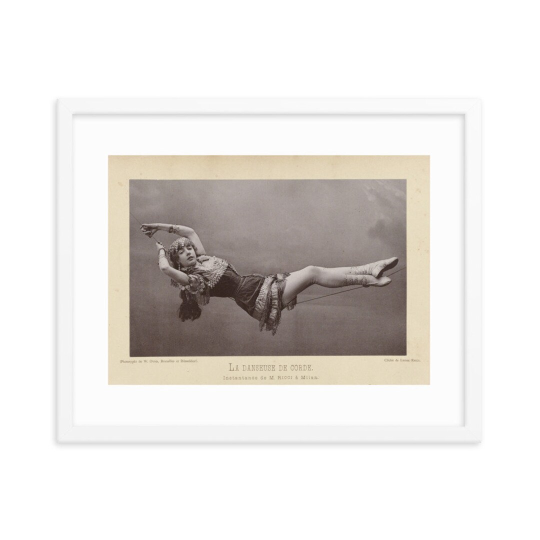 The Rope Dancer Buy The Rope Dancer by Leonel Ricci Framed Fine Art Print Vintage ...