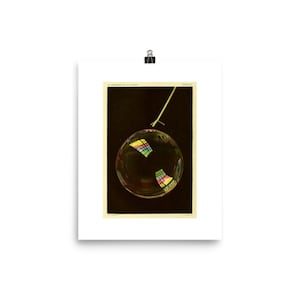 Seifenblase Fine Art Print • Les Phenomenes de la Physique • Vintage Science Print • Optisches Phänomen Illustration • Giclee Art Print