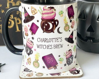 Personalised Witches Brew Mug/ Fall/Halloween Gifts/Autumn