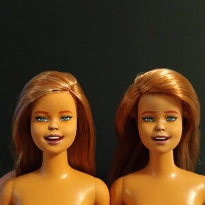 2 Barbies Casey repintadas MUÑECAS COMPLETAS