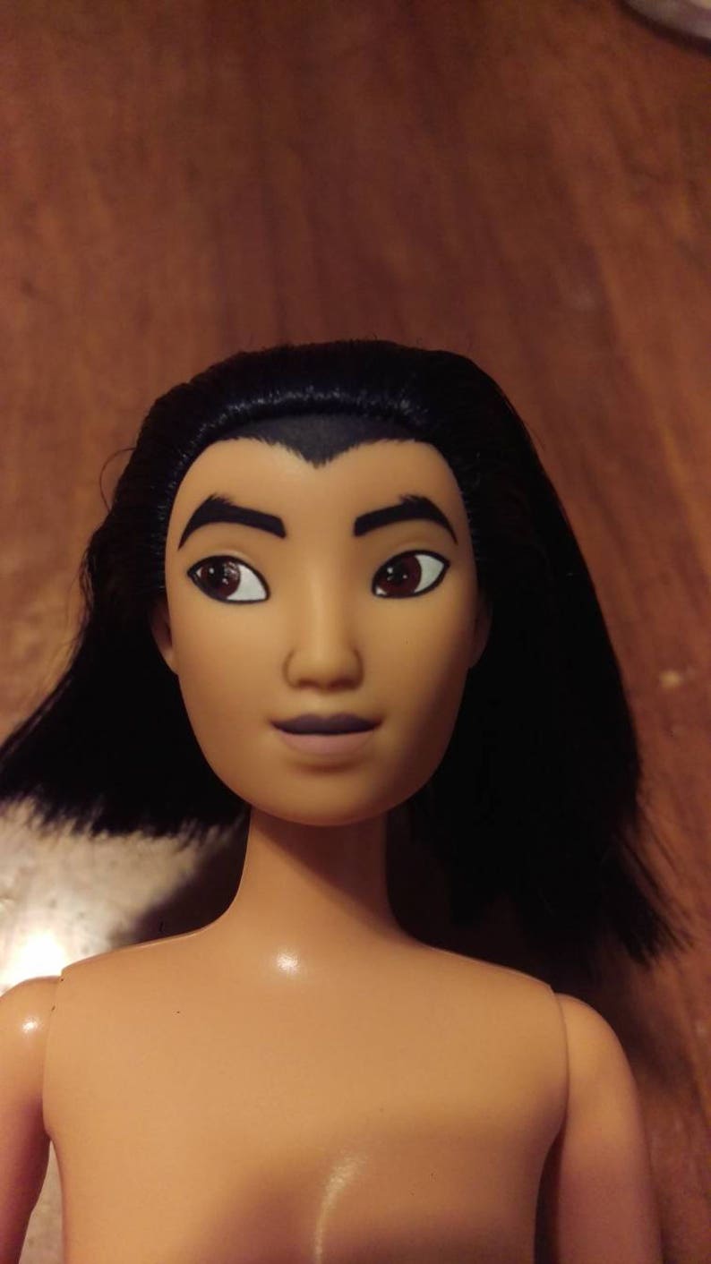 repainted as Ping Mulan doll