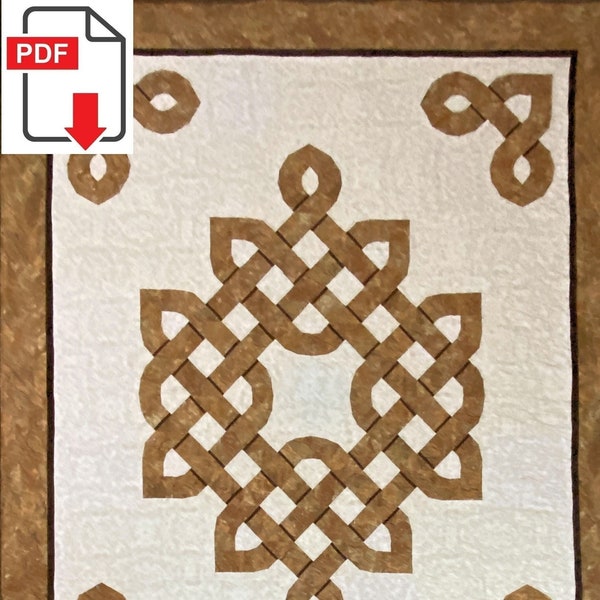 Celtic Circlet PDF Quilt Pattern to download