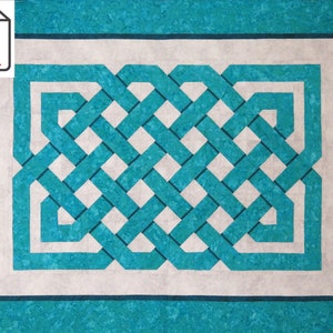 Celtic Weave Quilt Pattern (PDF File to download and sew)