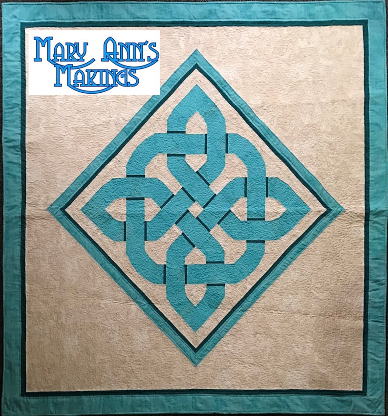 Celtic Twist Quilt Pattern paperpieced PDF Pattern for Etsy