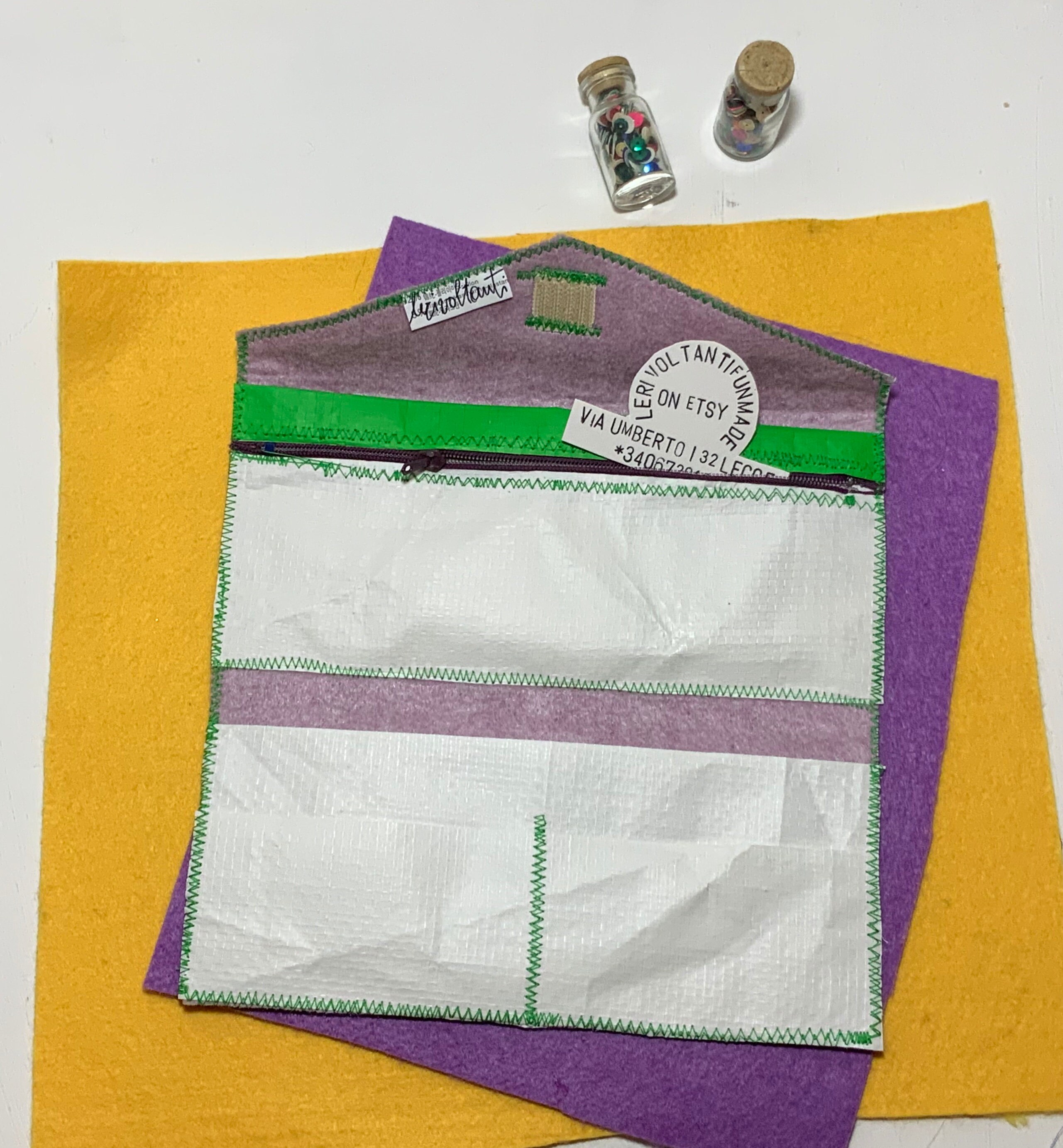 100 RECYCLED Plastic BIG WALLET Etsy UK