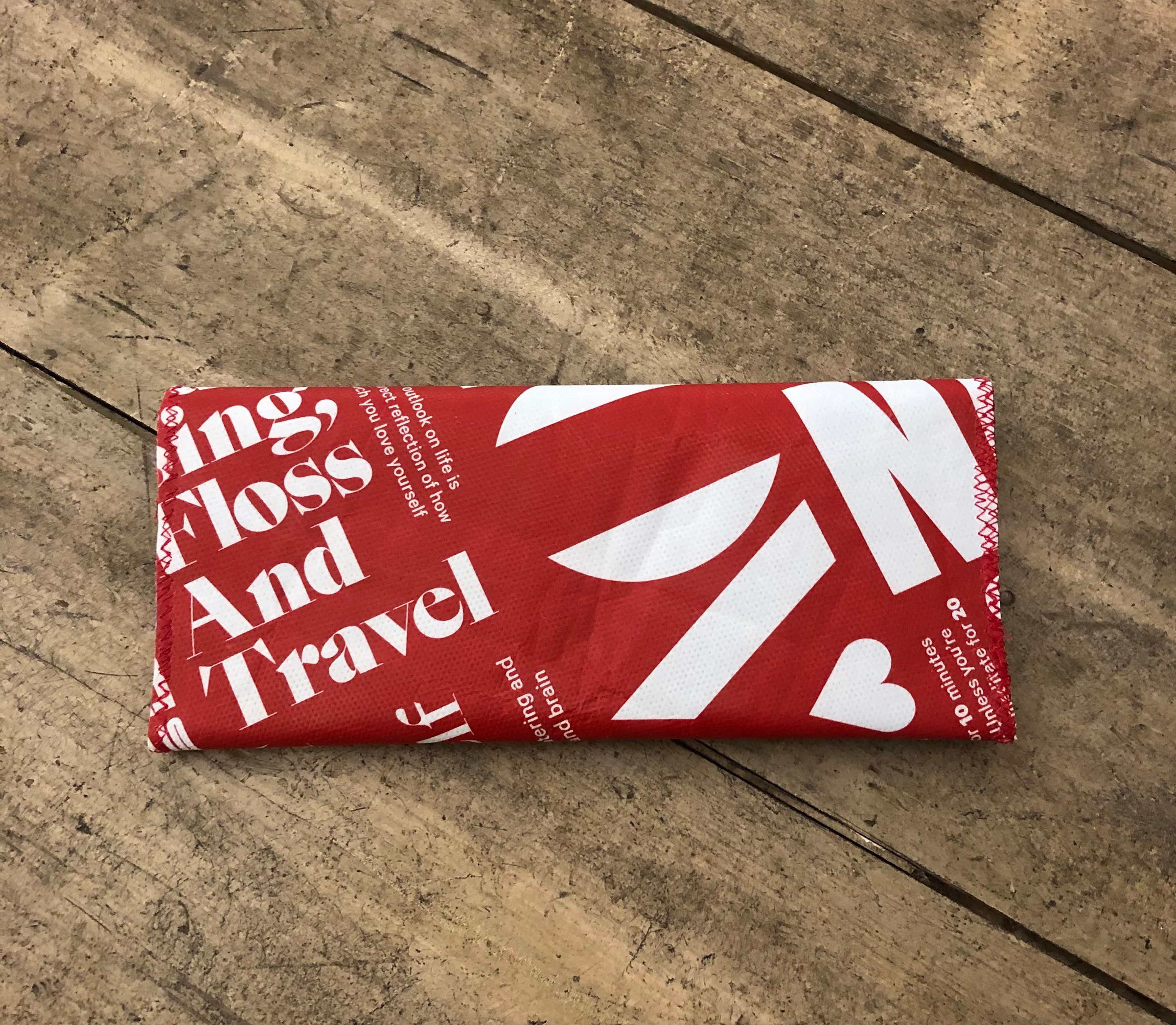 100 RECYCLED plastic BIG WALLET Etsy