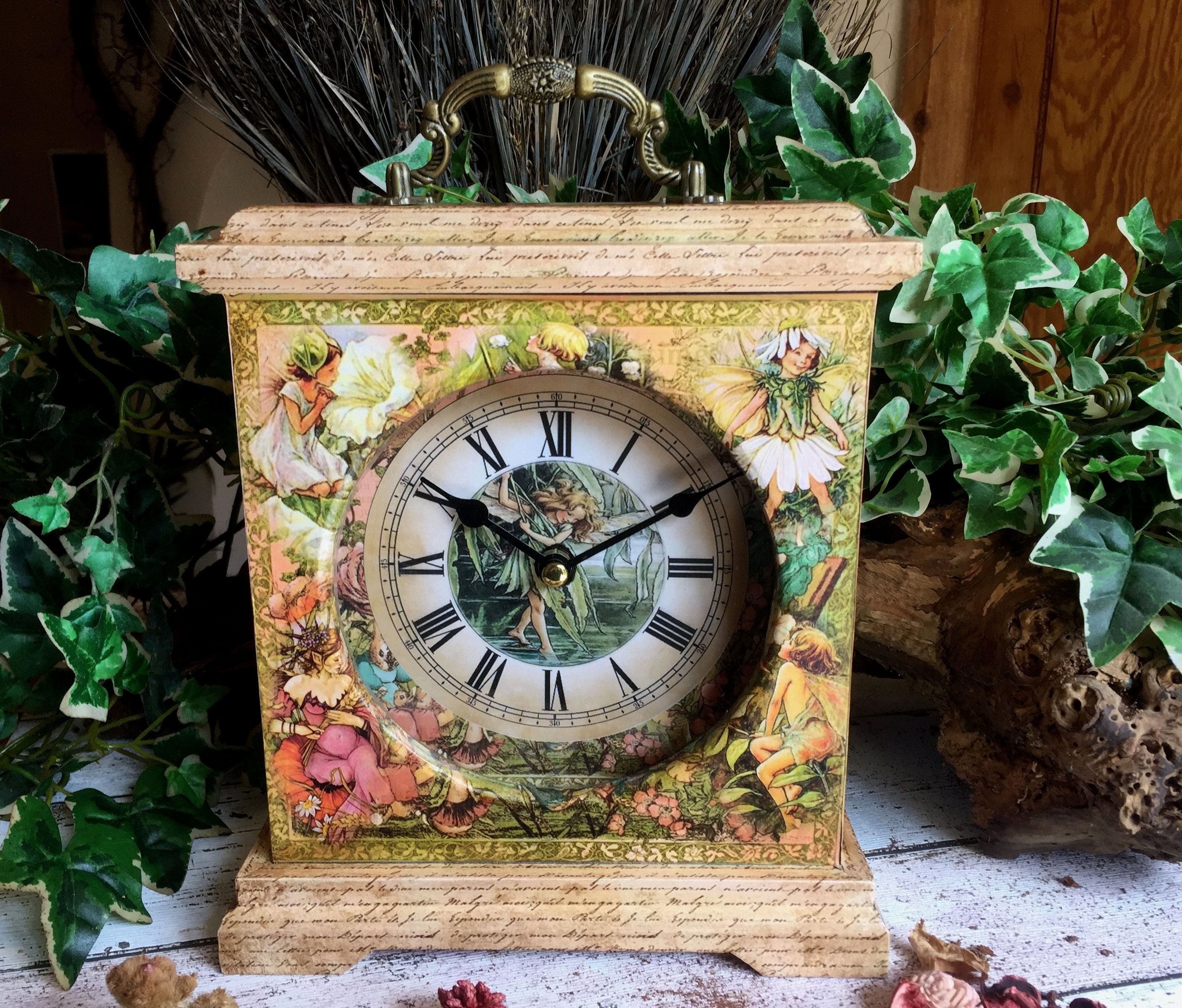 Cottagecore Clock. Cottagecore Gift. Cottagecore Decor. Fairy Etsy UK