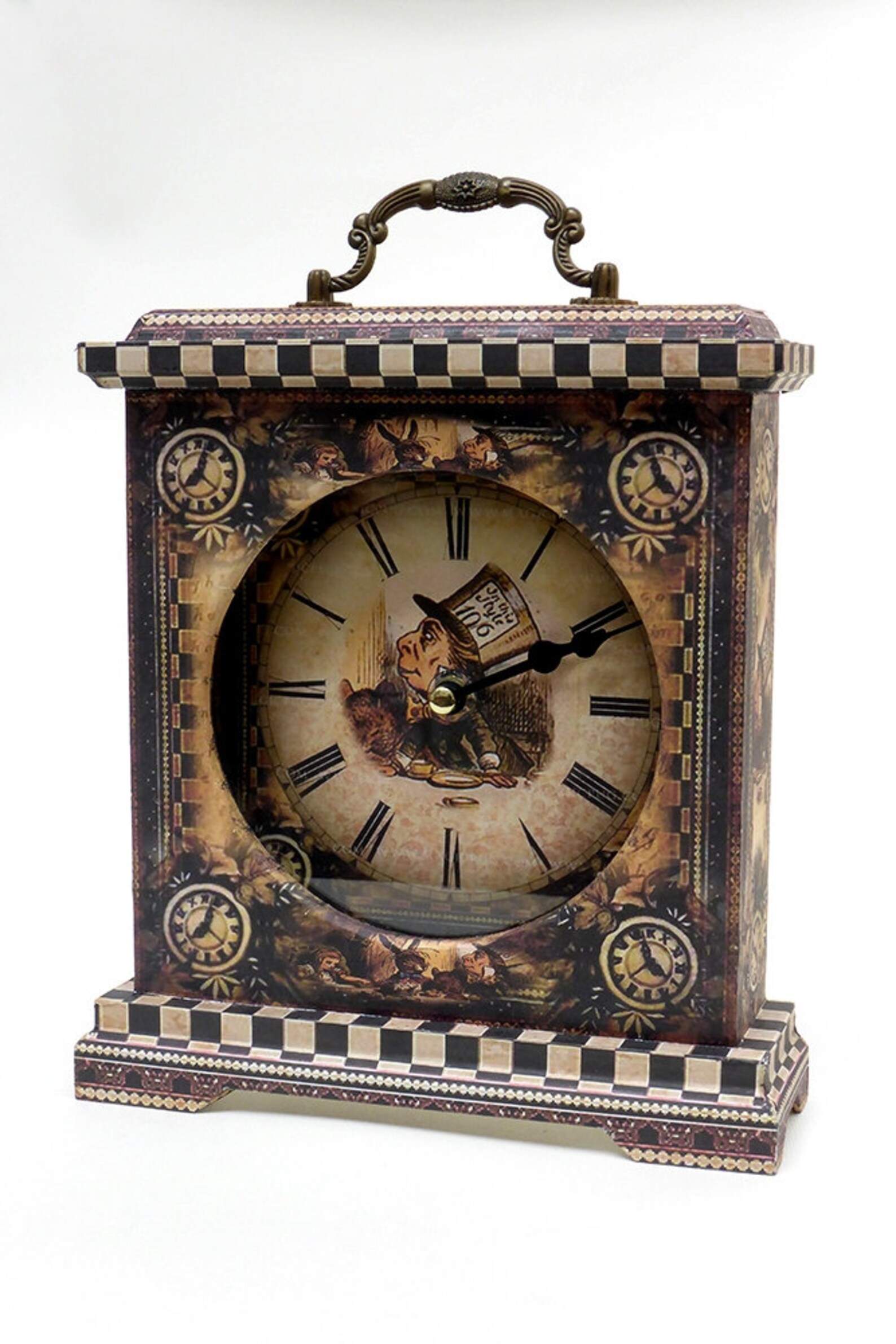 Mad Hatter Clock. Steampunk Clock. Mad Hatter. Unique Clock. Etsy