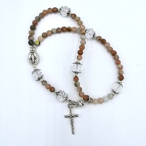 Sesame Jasper Magnetic Rosary Bracelet