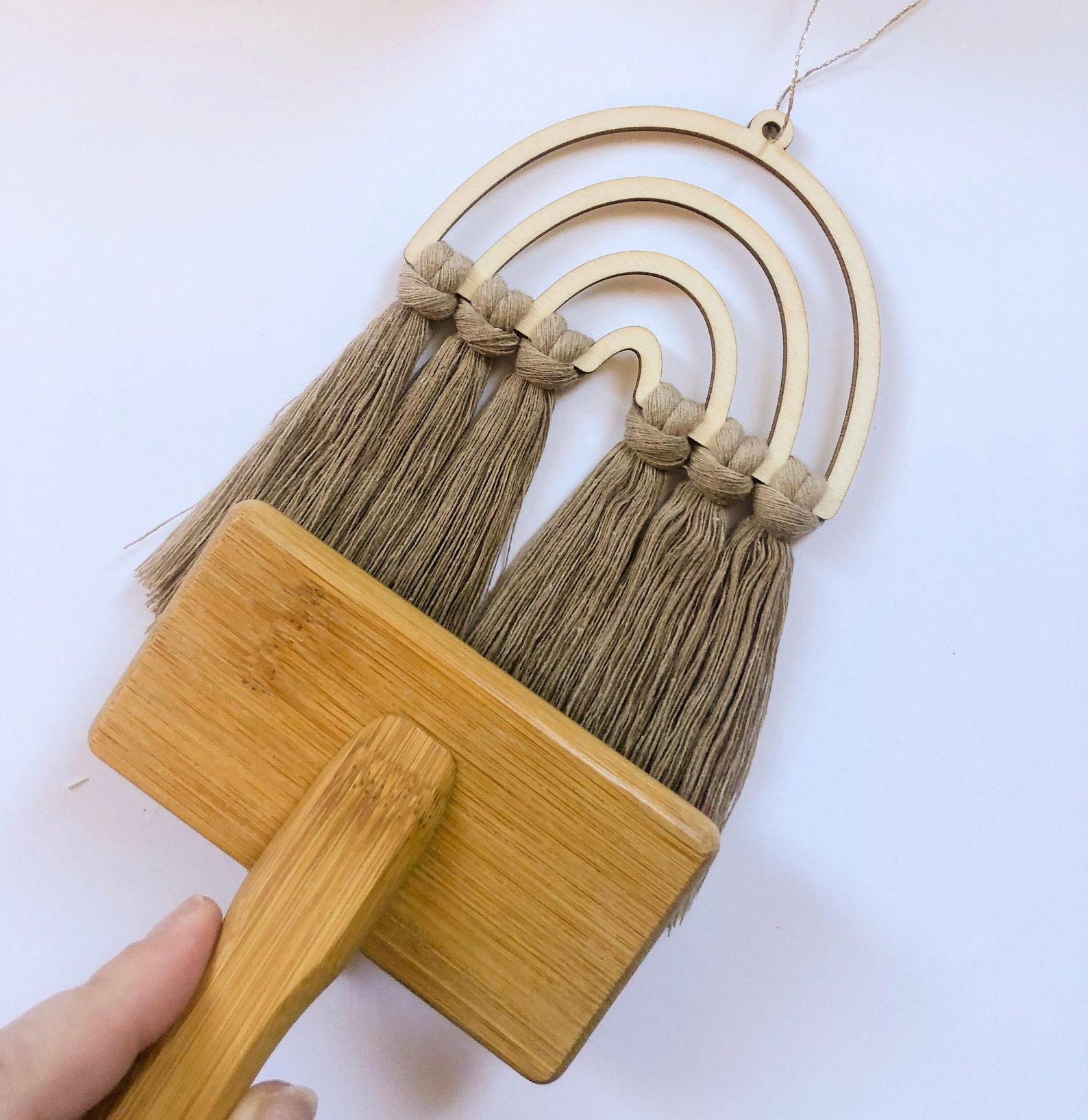 Macrame Brush for Tassels and Fringe Etsy UK