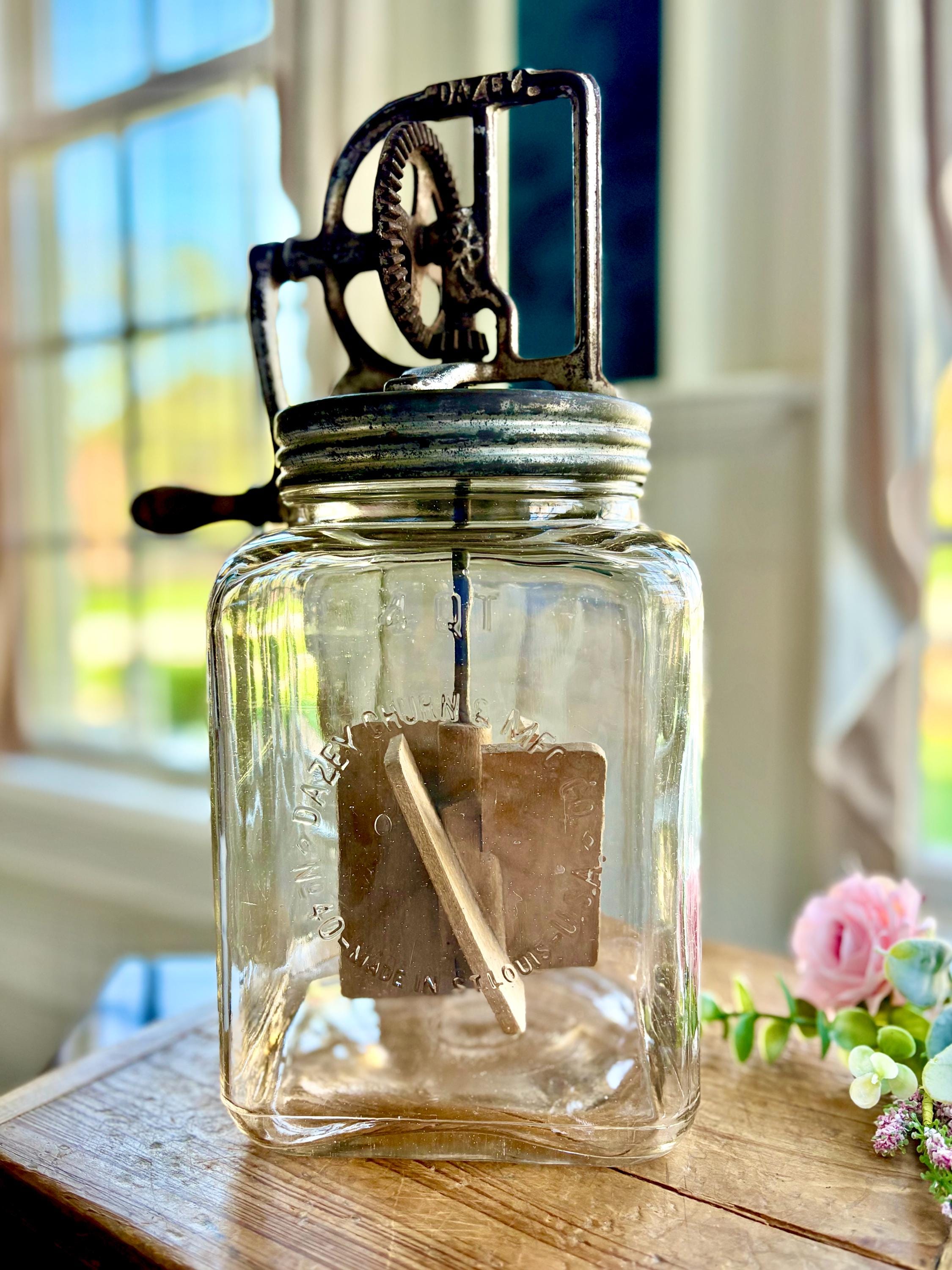 アンティーク Dazey Churn & Mfg. Co. バターチャーン Antique Dazey “bullseye”butter Churn No. 40: 1920's Authentic