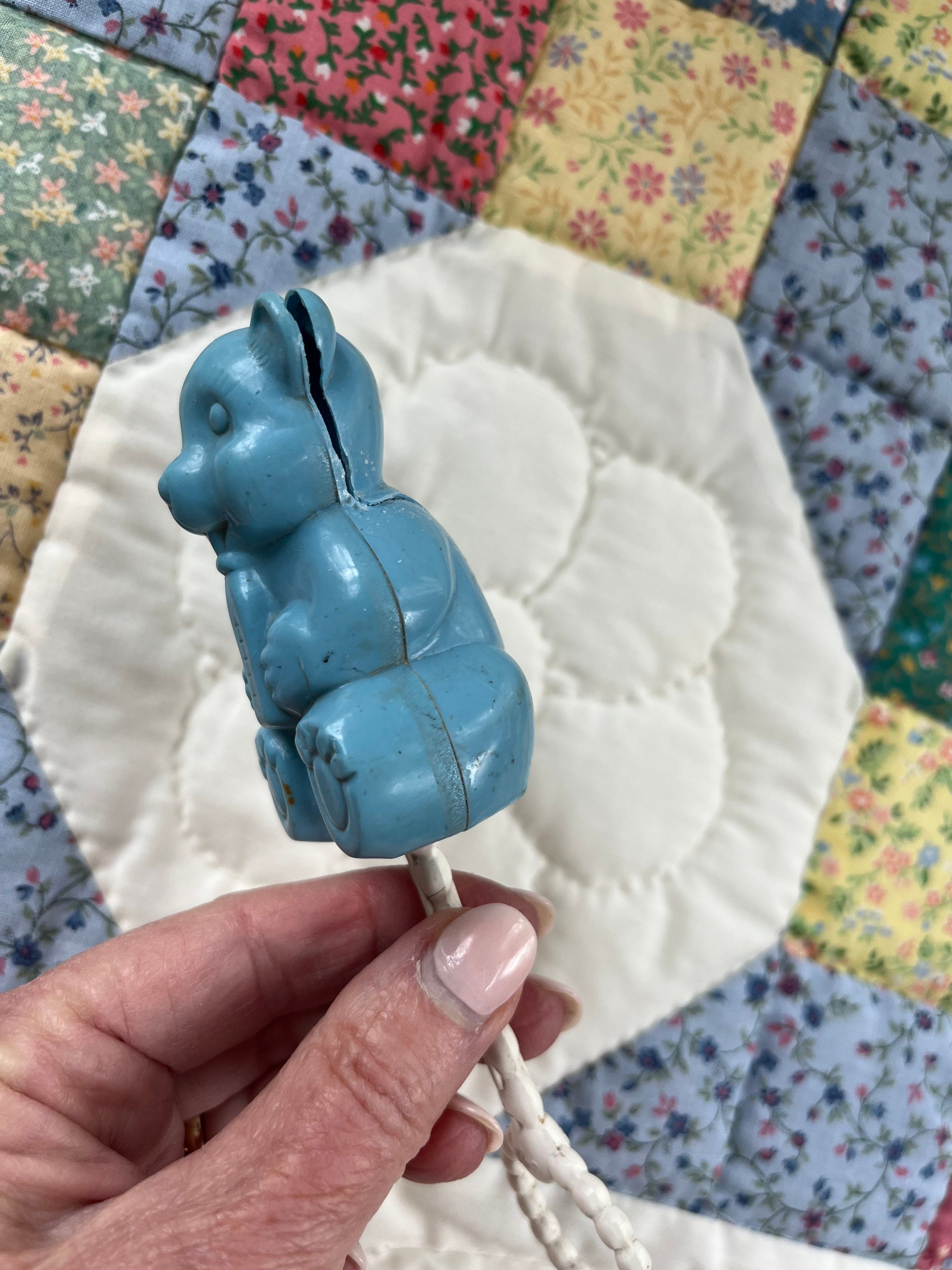 1940s Amloid Blue Bear Rattle: Vintage Celluloid Baby Toy Prop - Etsy