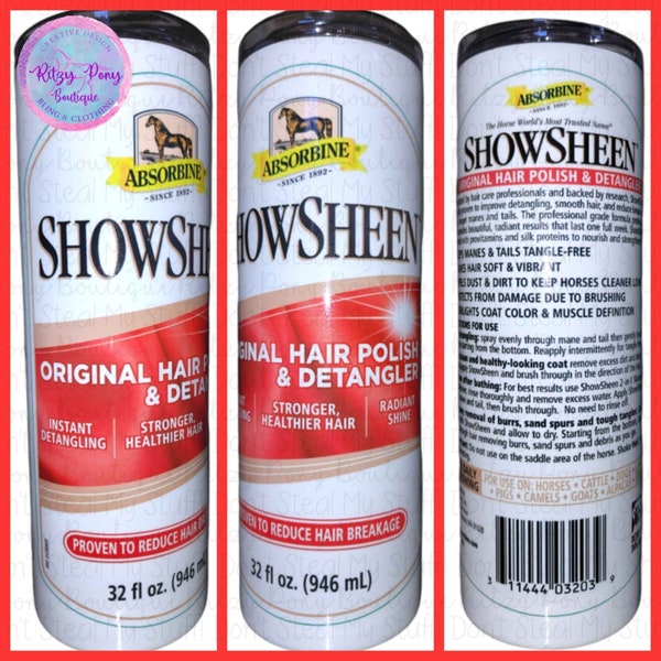 SHOWSHEEN Tumbler | Horse Tumbler | Equestrian Gifts | Horse Gifts | Horse Show |