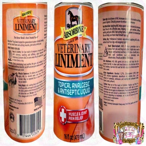 Liniment Tumbler | Equestrian Gifts | Livestock Tumbler | Horse Lover | Funny Horse Gift | Horse Tumbler | Medication Tumbler