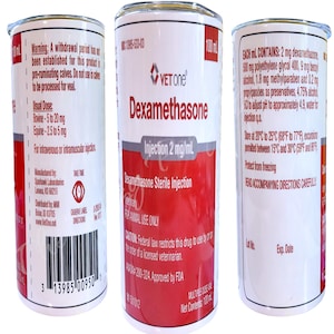 Dexamethasone Tumbler | Equestrian Gifts | Livestock Tumbler | Horse Lover | Funny Horse Gift | Horse Tumbler | Medication Tumbler | DEX CUP