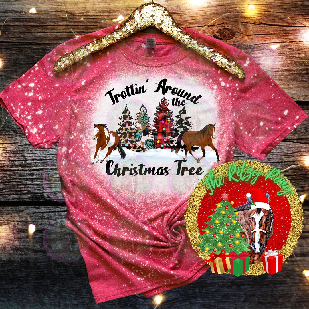 Christmas Shirt Christmas Horse Shirt Christmas Tee Etsy UK