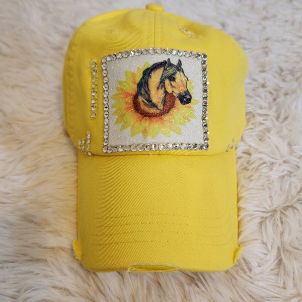 Horse Baseball Cap Etsy