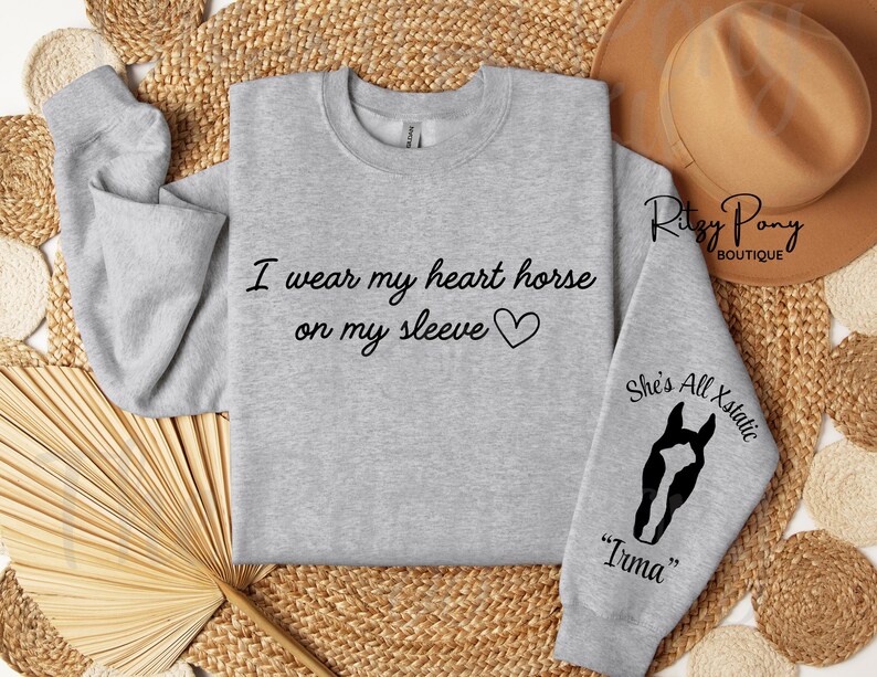 Custom Horse Sweatshirt, Custom Horse Shirt, Personalized Horse Shirts