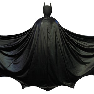 Bat Vs Super Dawn of Jutice Faux Leather Cape 1989