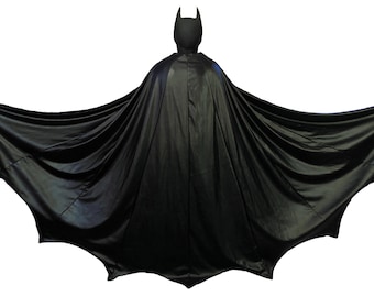 Bat Vs Super Dawn of Jutice Faux Leather Cape 1989