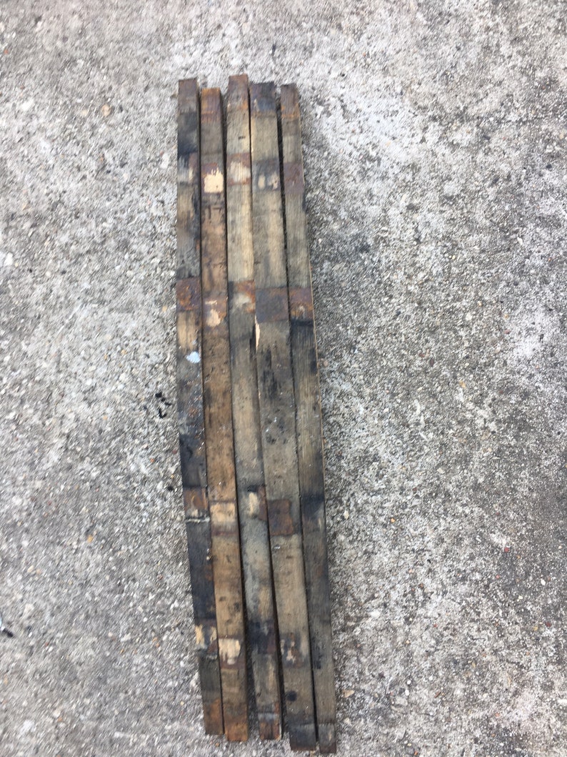 20 Genuine Used Wine Barrel Staves Rustic Repurpose Free Shipping!
