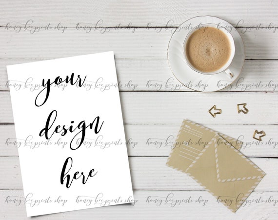 Greeting Card Mockup Card Mockup Invitation Mockup Styled Mock