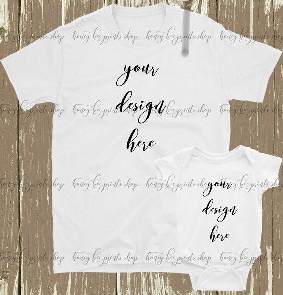 Romper Mockup T-Shirt PSD Mockup Template Mockup White Shirt