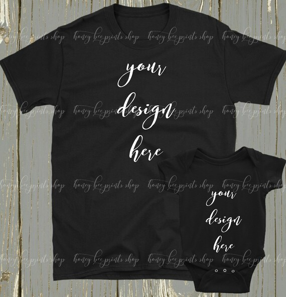 Black Shirt Mockup Shirt Mockup Baby Shirt Mockup Baby