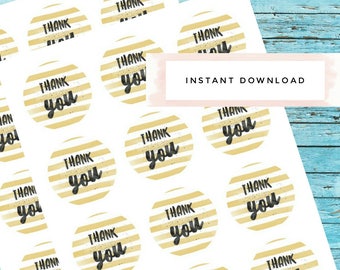 thank you stickers printout stickers birthday party