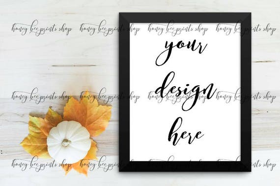 Autumn Frame Mockup Styled Mockup Styled Frame Mockup Empty