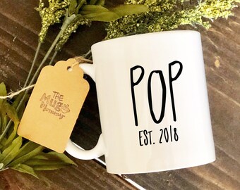 Papa Mug, Pop Mug, Papa Coffee Mug, Grandpa Mug, Papa Mug, Grandmother Coffee Mug, Gran Coffee Mug, Mimi Coffee Mug, Grandmother Gift,