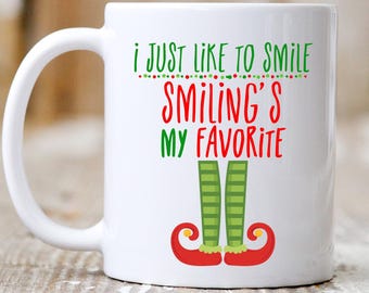Elf Coffee Cup, Christmas Coffee Mug,  Elf Movie Mug, Coffee Cup, Coffee Mug, Funny Mug,
