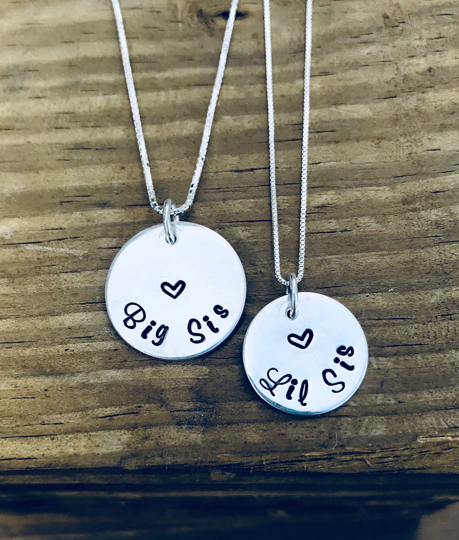 Sister Gift Sister Necklace Matching Necklace Set New Etsy UK
