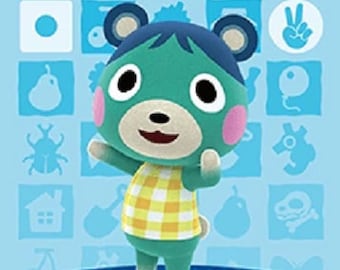 animal crossing bluebear plush