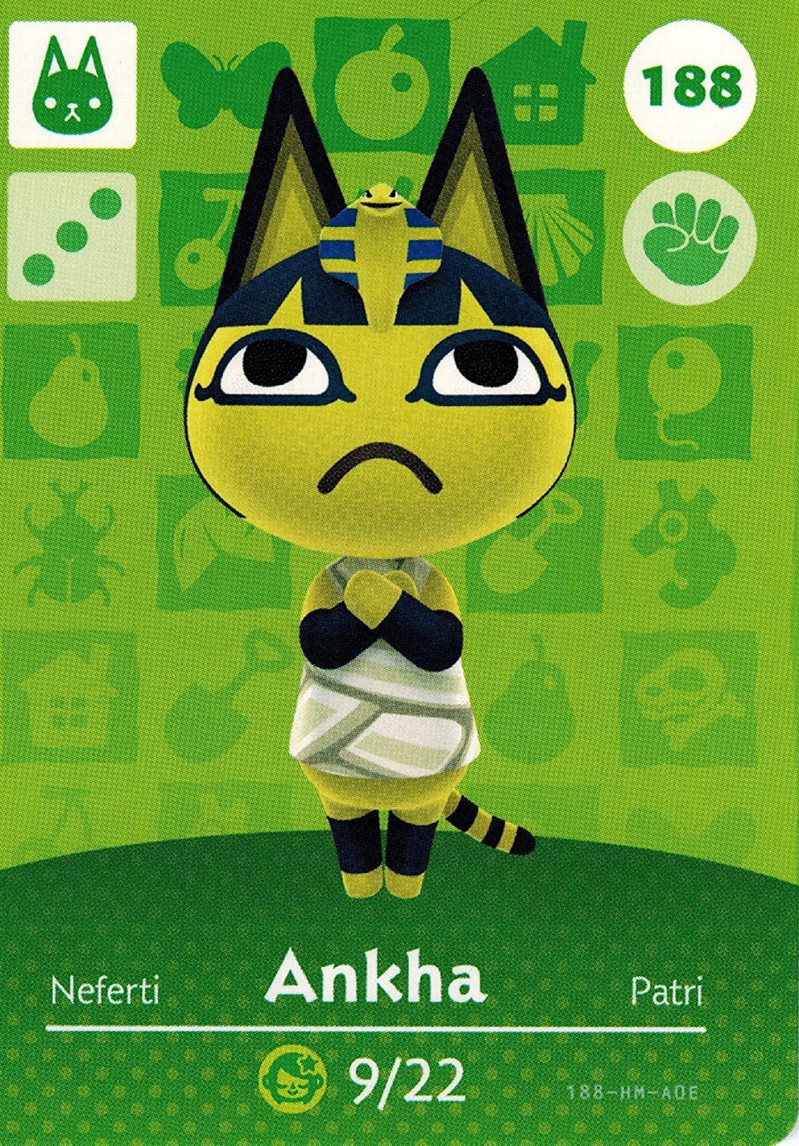 ACNH Ankha Amiibo Card Animal Crossing Etsy
