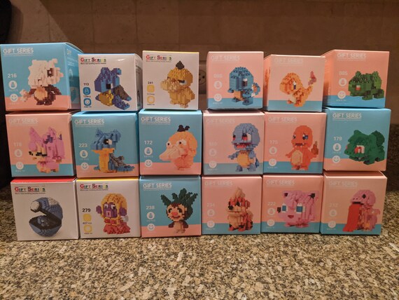 Pokemon Mini Blocks Set 3 Gift Series Etsy