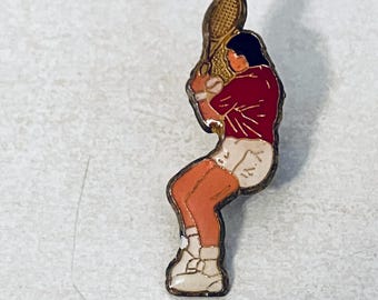 Pin de solapa de jugador de tenis vintage, pin de esmalte, pinback, pin de sombrero, Nike, Lacoste, Agassi, McEnroe, Venus Serena Williams, Reebok