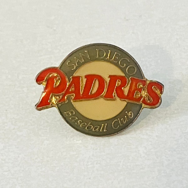 Vintage SAN DIEGO PADRES Baseball Logo Lapel Pin, Enamel Pin, Pinback, Hat Pin, Mlb, 80s, California, Chargers, Clippers