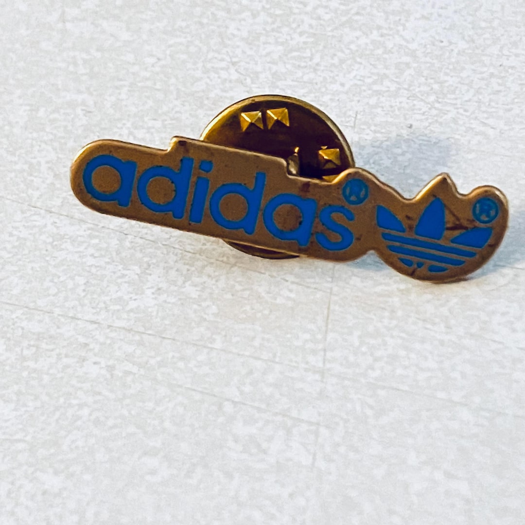 Vintage ADIDAS Logo Lapel Pin, Hat Pinback, Enamel, Badge, Jordan