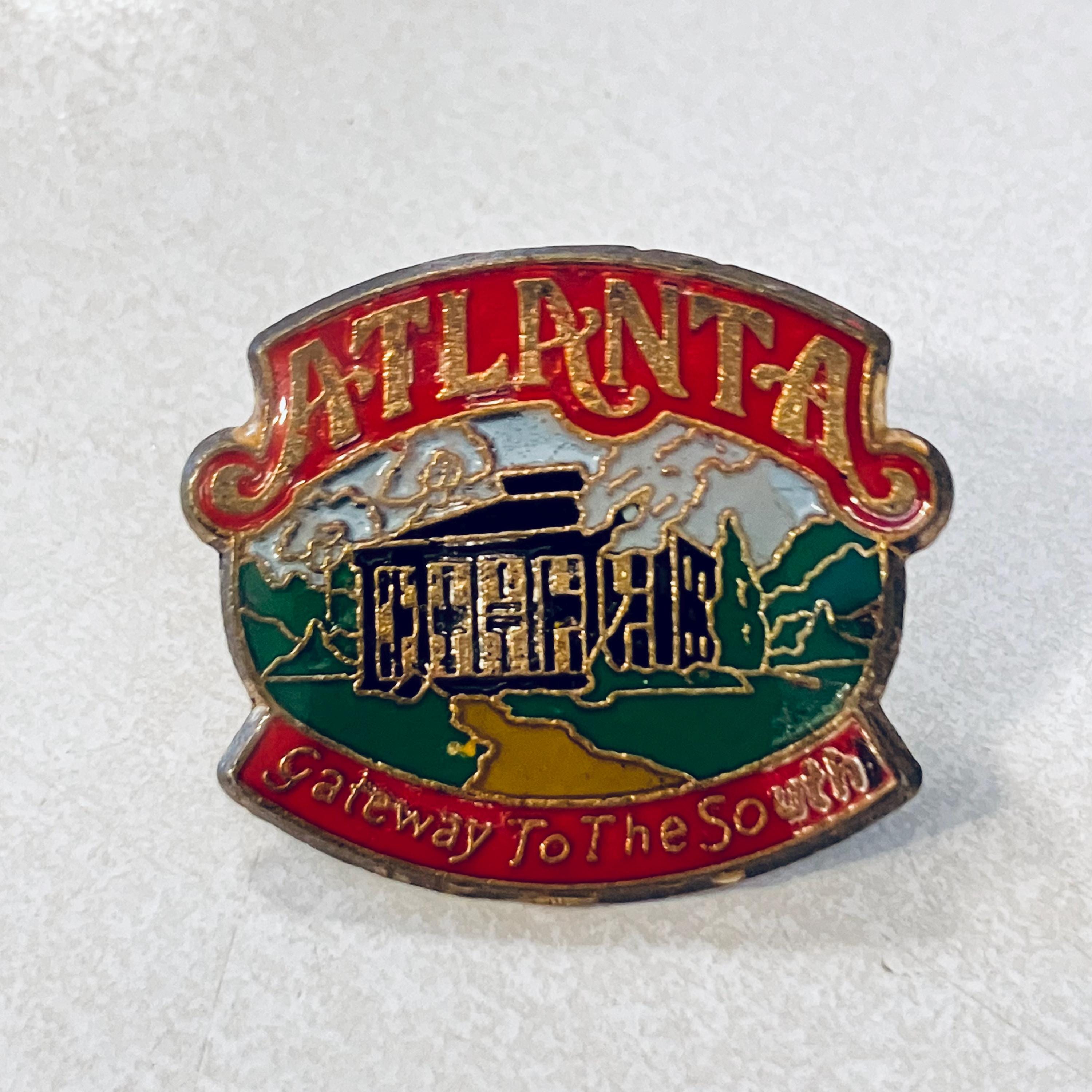 Vintage ATLANTA Gateway to the South Lapel Pin, Enamel Pin, Pinback ...