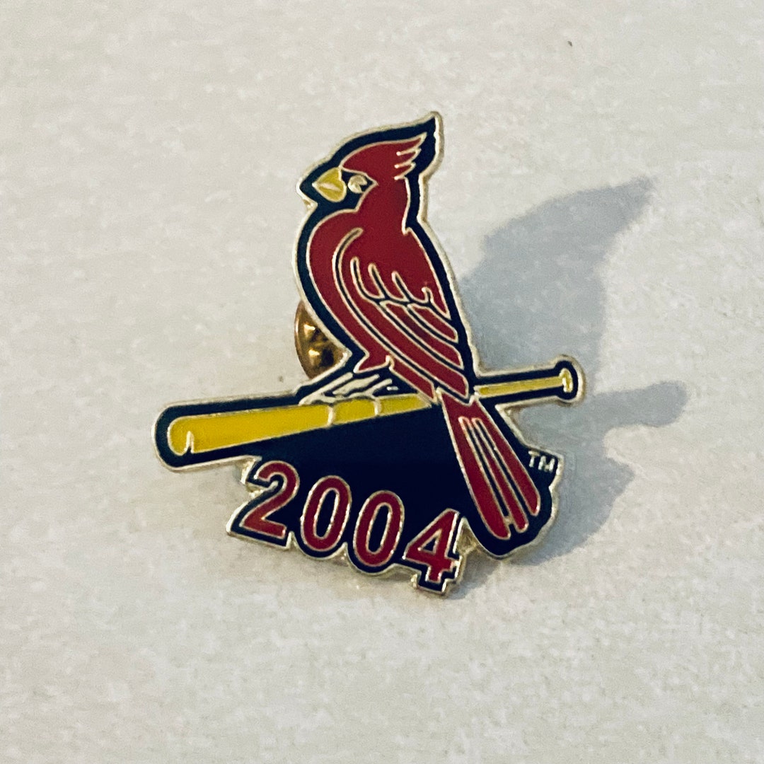 Vintage ST LOUIS CARDINALS Baseball Logo 2004 Lapel Pin, Enamel Pin