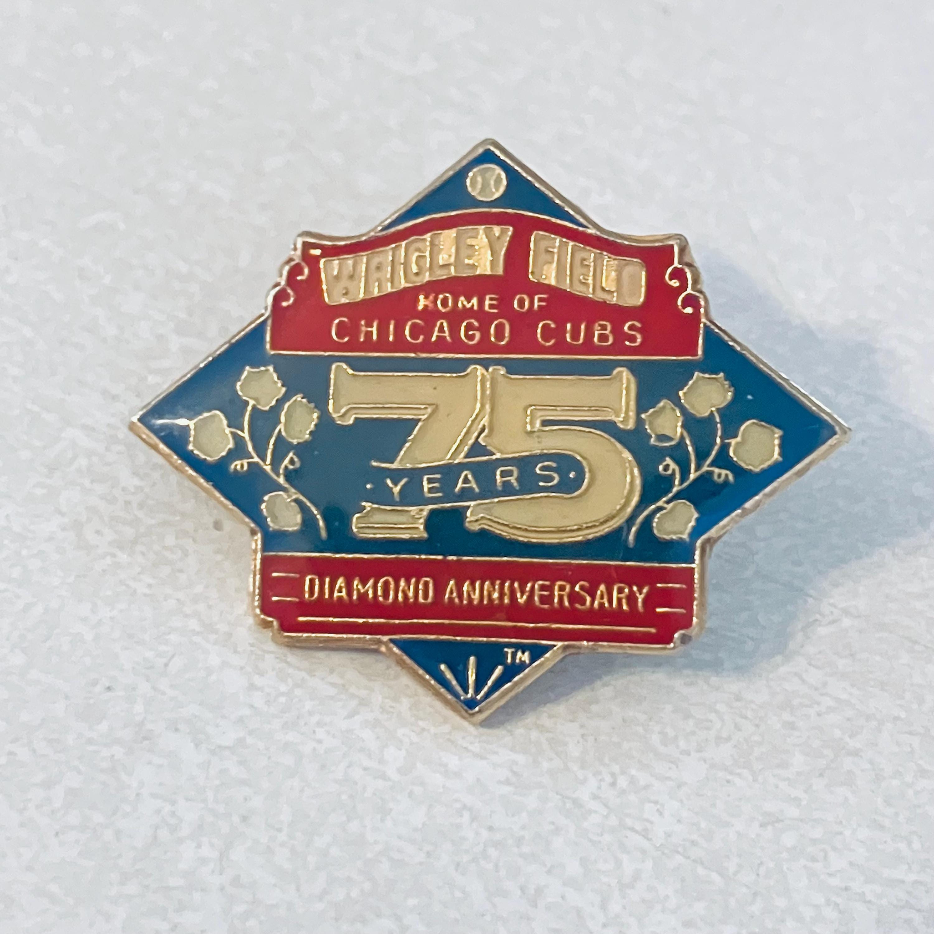 Boutons De Manchette Chicago Cubs Rétro - Argentés, Neufs Sans Emballage