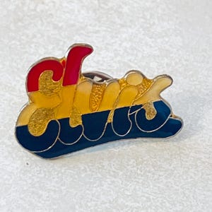 Vintage Elvis Presley Rock N Roll Pin, Enamel Pin, Lapel, Hat, Pinback, Music, The King, Graceland