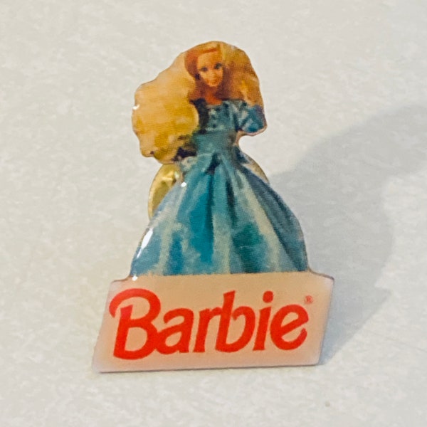 Vintage BARBIE DOLL Lapel Pin, Enamel Pin, Pinback, Hat Pin, Valentine, Heart, Love, 80s, Jem, Betty Boop