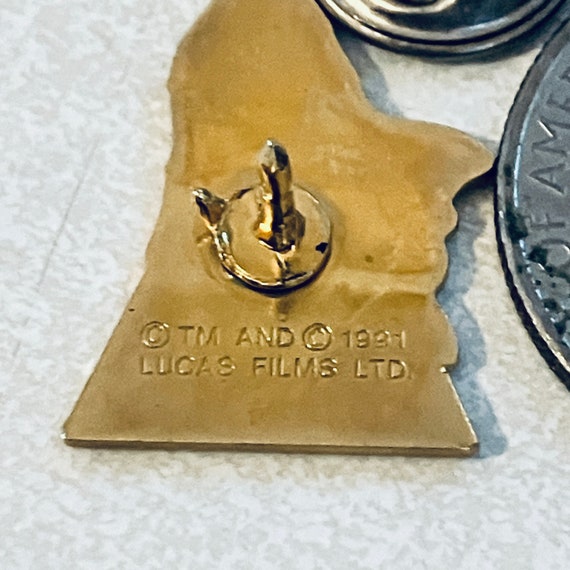 Vintage Rare STAR WARS French Lapel Pin, Enamel P… - image 3