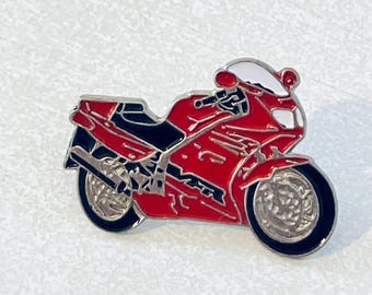 Vintage HONDA VFR 750 Motorcycle Logo Lapel Pin, Enamel Pin, Pinback, Hat Pin, Harley, Bmw, Suzuki, Yamaha 90s 80s