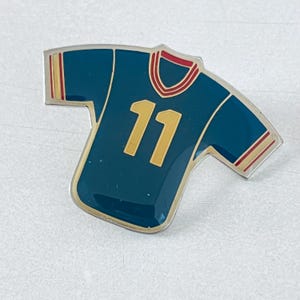 Vintage NEW YORK GIANTS Nfl Jersey Lapel Pin, Enamel pinback, Football, 80s, #11 Phil Simms